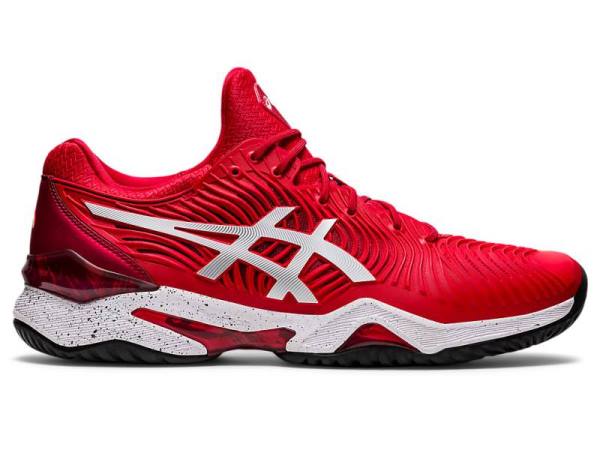 Asics Tennisschoenen Heren, COURT FF Rood/Wit - Asics Outlet Online | B1347625-BH